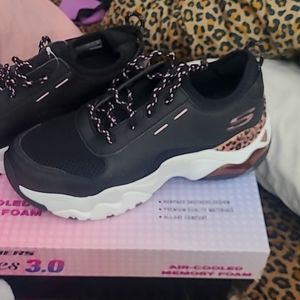 Sketchers D'lites 3.0 New Cheetah